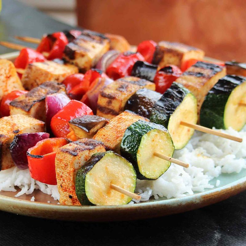 Grilled Tofu Skewers