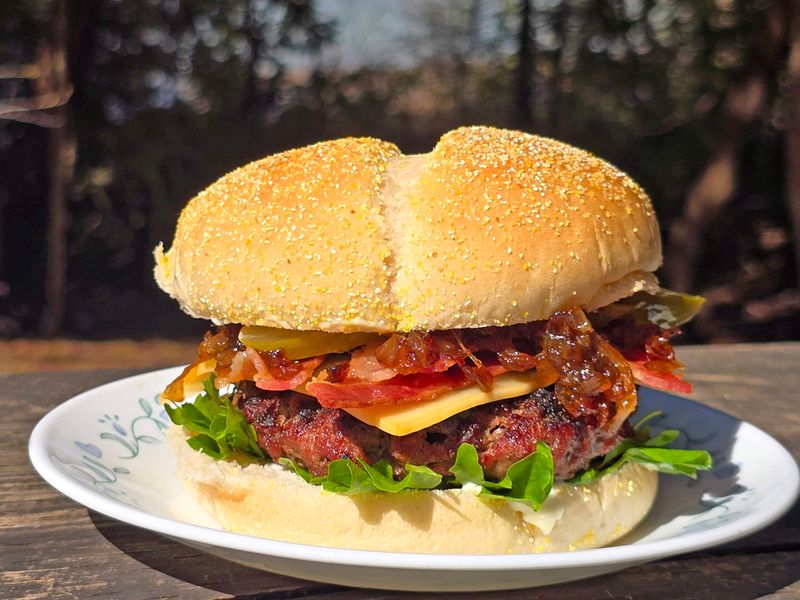 South Dakota: Bacon Bison Burger