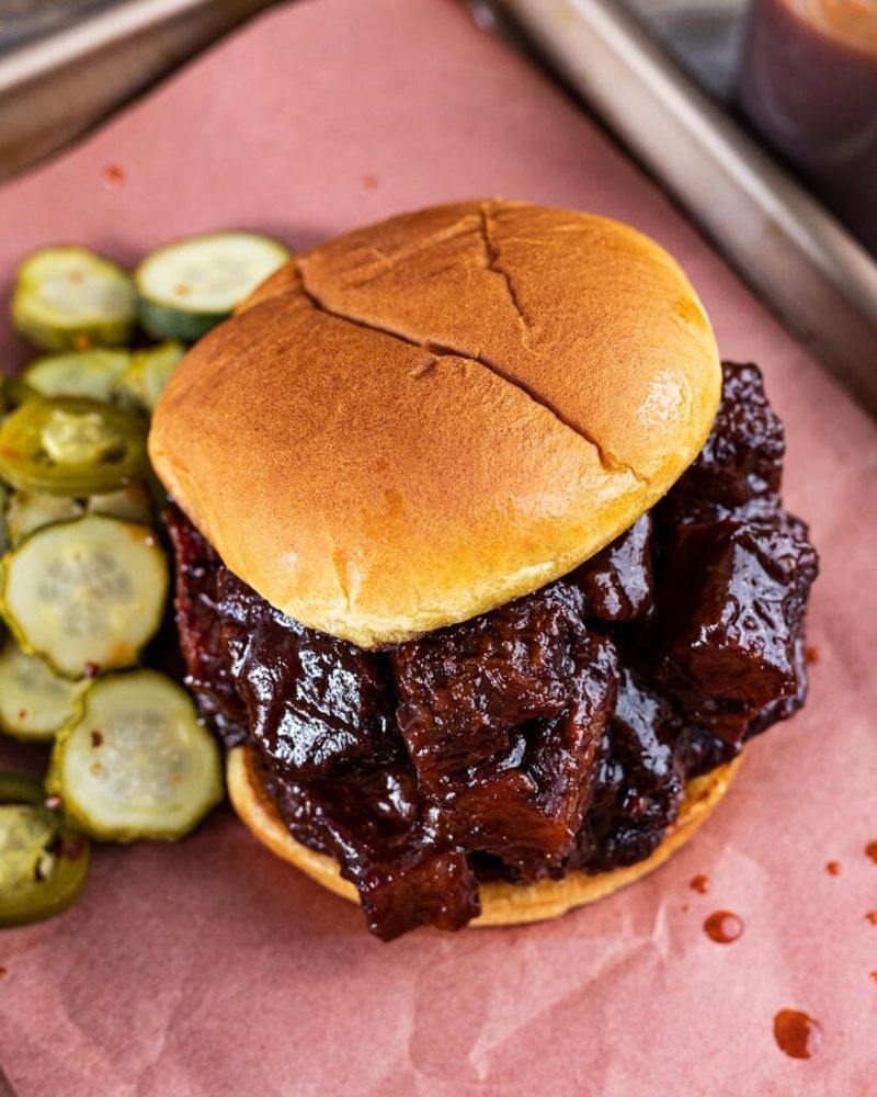 Brisket Burnt Ends Sandwich (Kansas City, Kansas)