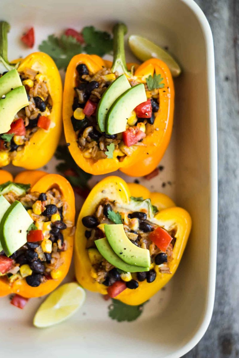 Black Bean Stuffed Peppers