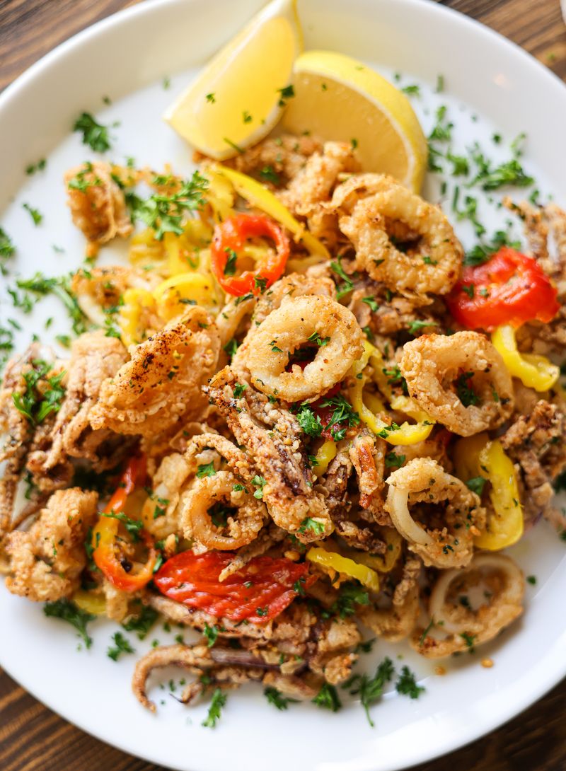 Rhode Island-style calamari