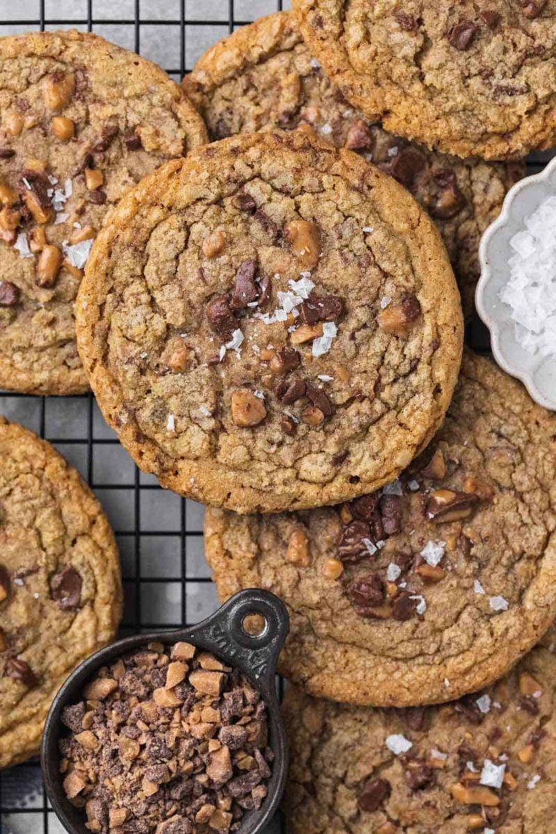 Brown butter toffee cookies (favorite)