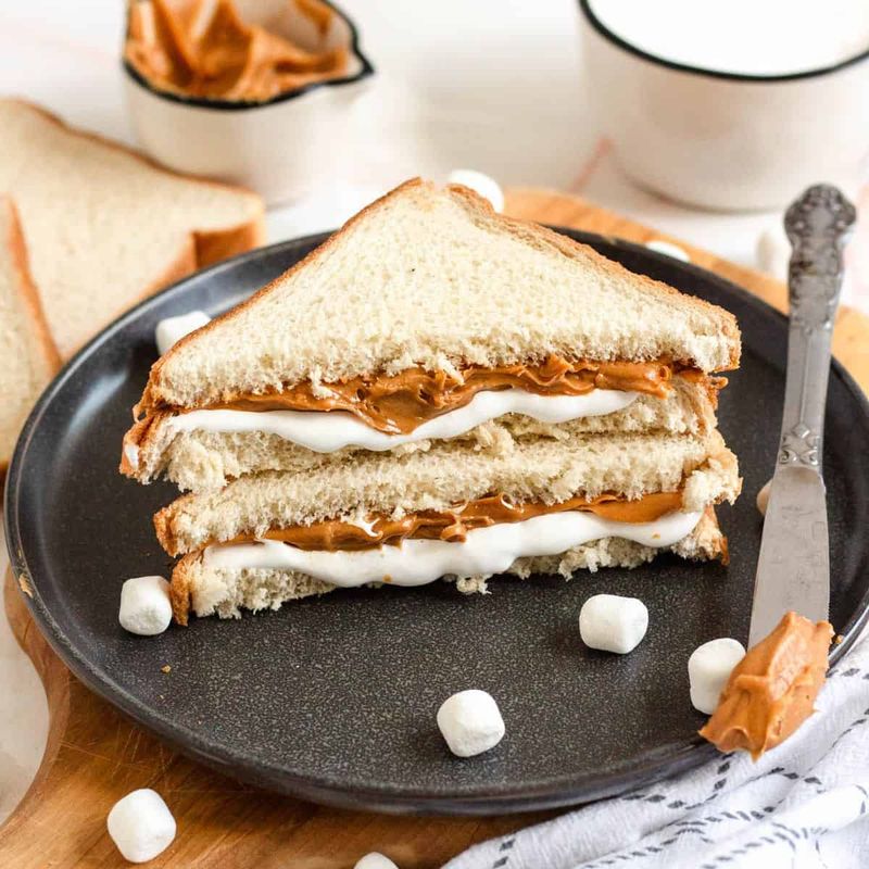 Fluffernutter sandwiches