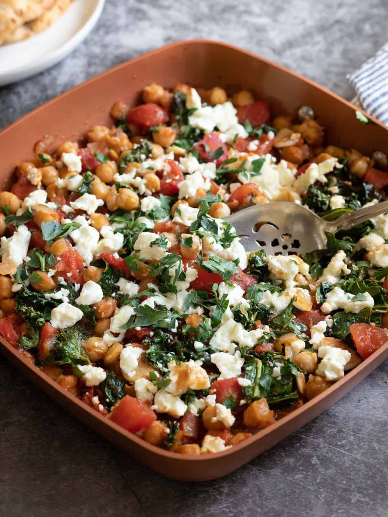 Mediterranean Chickpea Bake