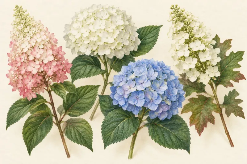 Hydrangeas do not all carry next year’s buds the same way