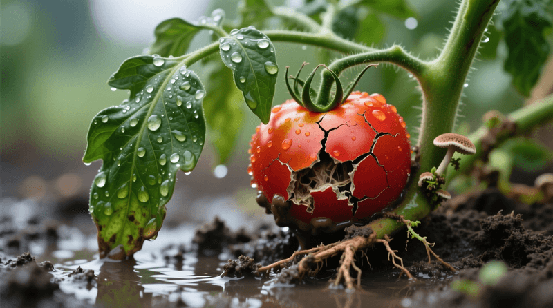 Do not blast the plant with extra water to compensate