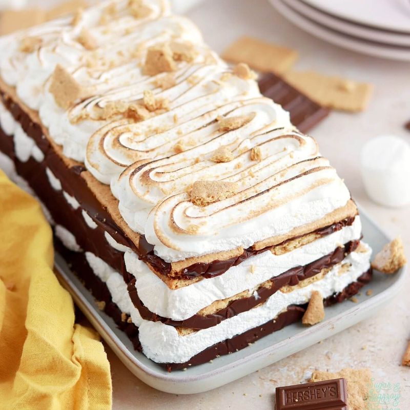 S'mores Icebox Cake