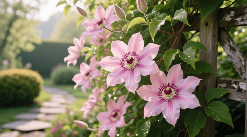 A shy clematis may not need more fertilizer
