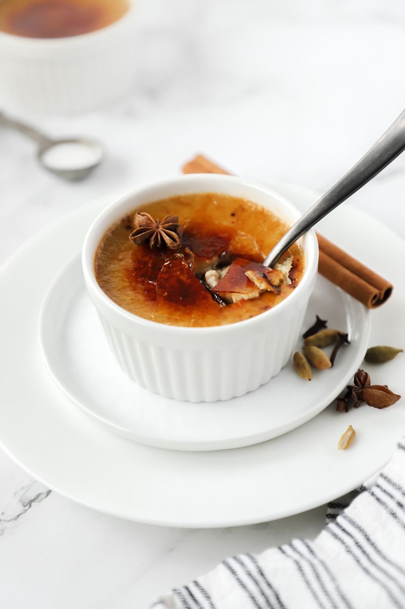 Chai Creme Brulee
