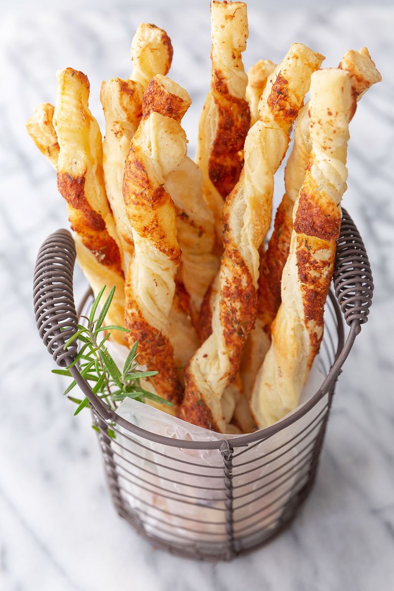 Puff Pastry Cheese Straws