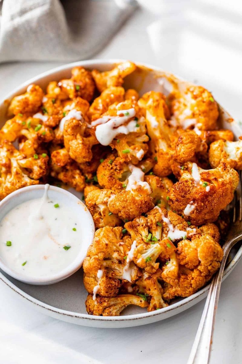 Buffalo Cauliflower Bites