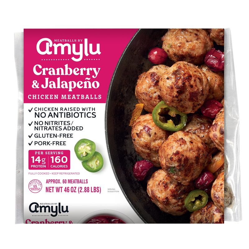 Amylu Cranberry and Jalapeno Chicken Meatballs