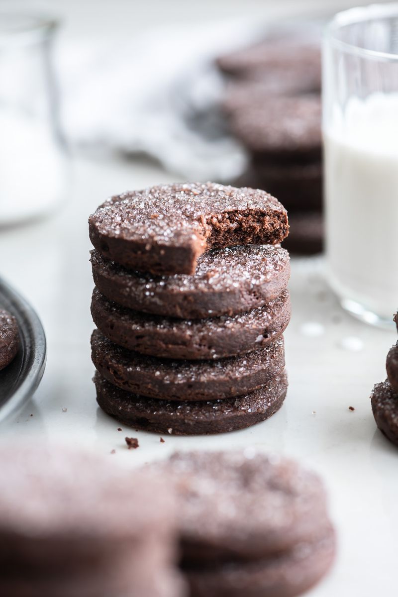 Chocolate Shortbread Cookies