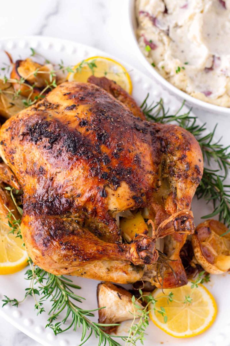 Lemon Rosemary Roasted Chicken