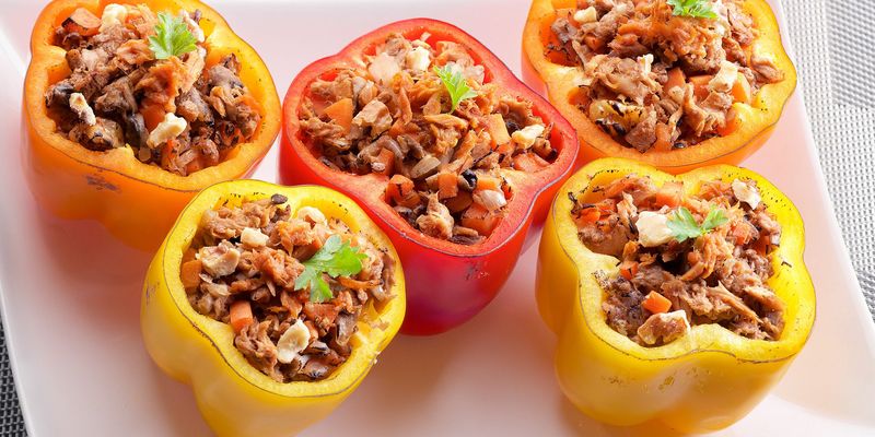 Tuna Stuffed Peppers