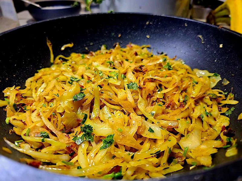 Simple Garlic Butter Sautéed Cabbage