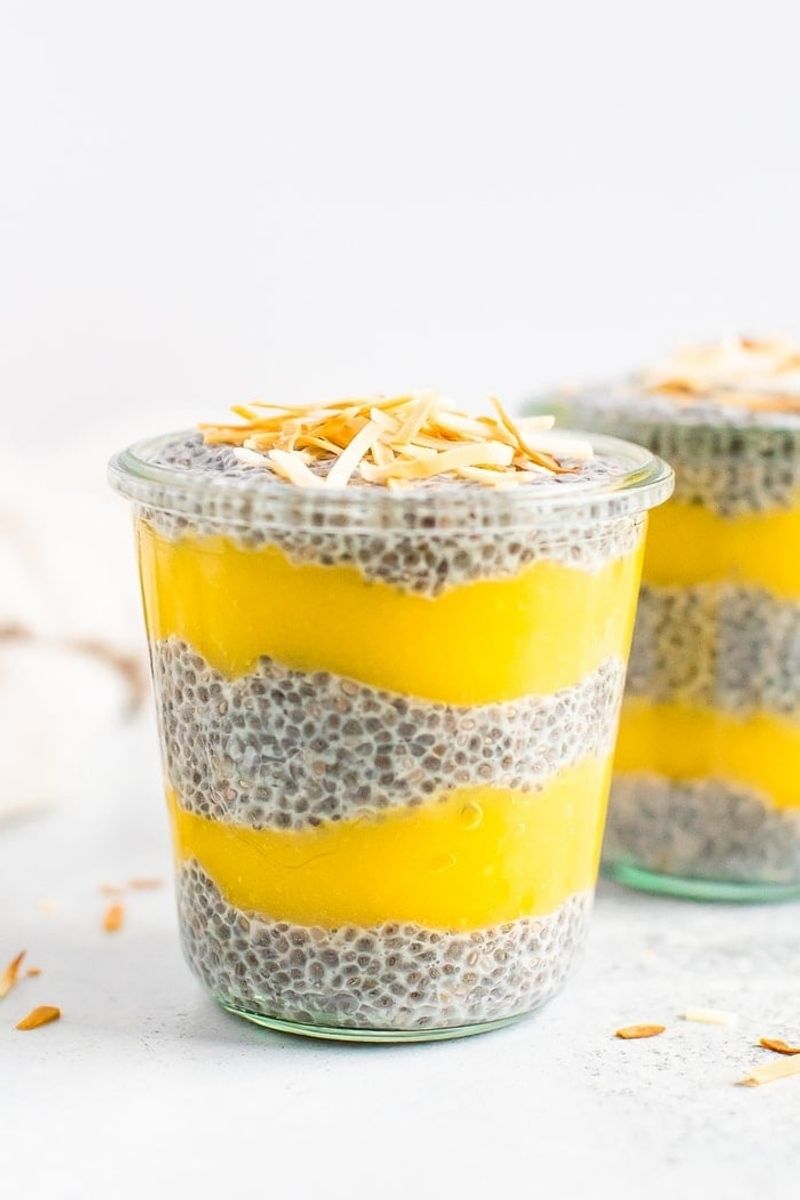 Mango Coconut Chia Pudding