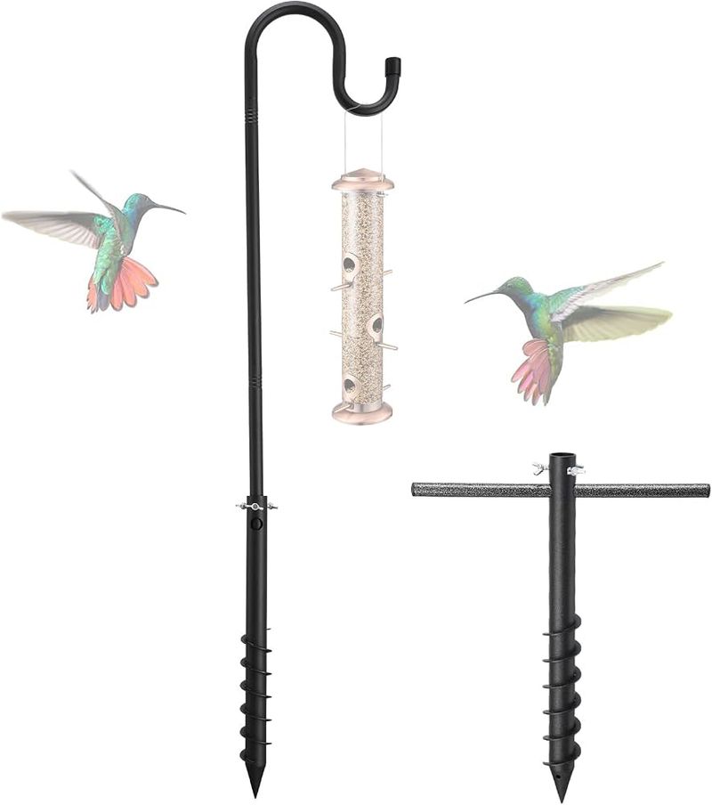 On A Bare Metal Pole In The Open