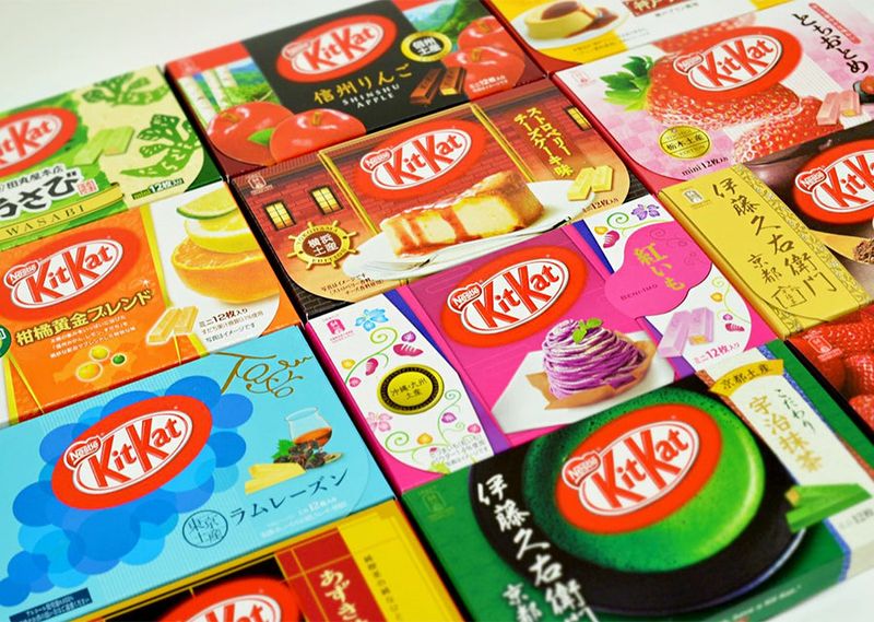 Japanese Kit Kat flavors (Japan)