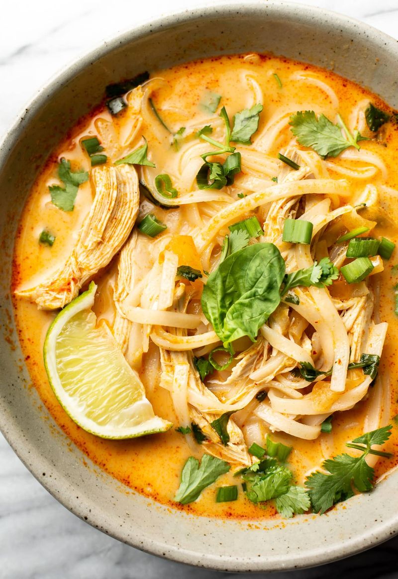 Coconut Curry Chicken Soup