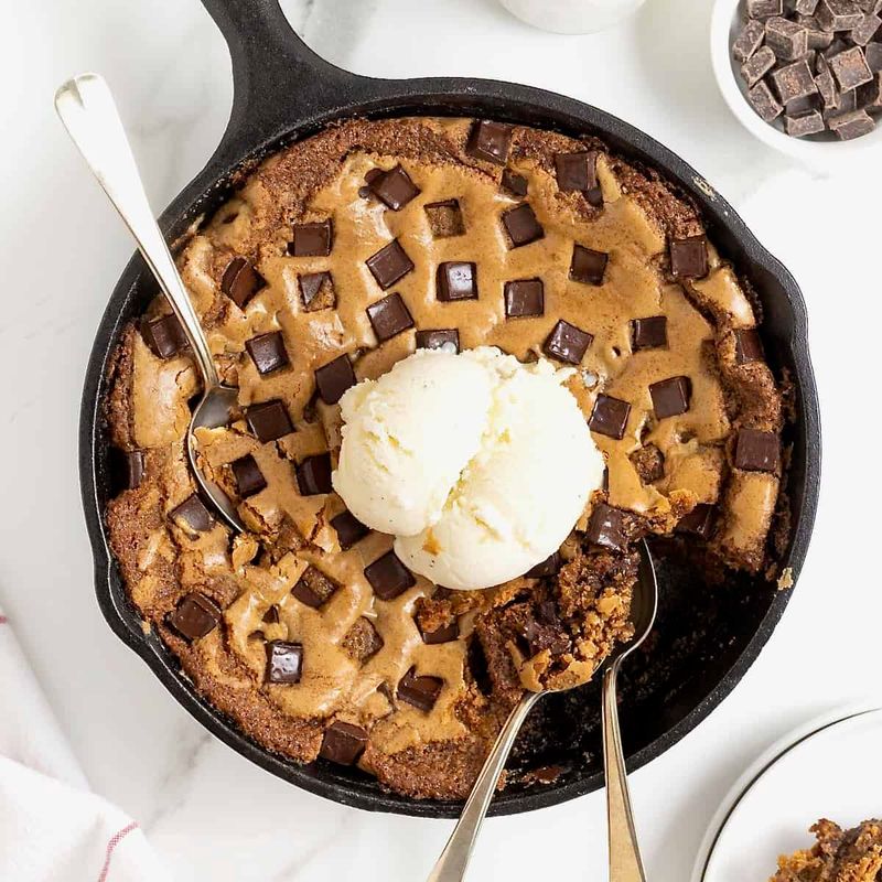 Chocolate Chunk Skillet Cookie