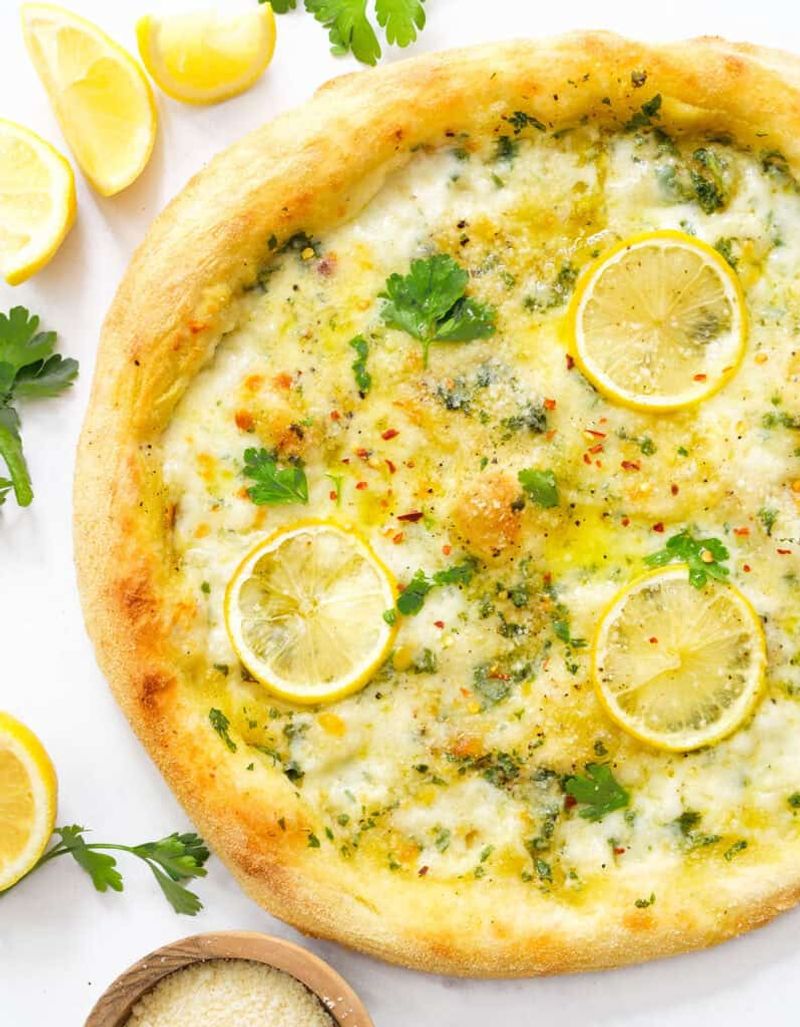 Ricotta And Lemon Pizza