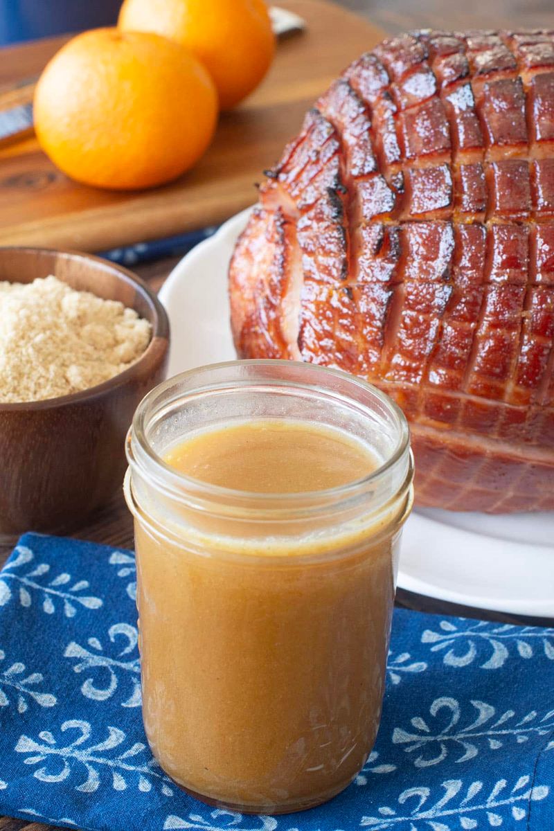 High-sugar glazes that burn fast