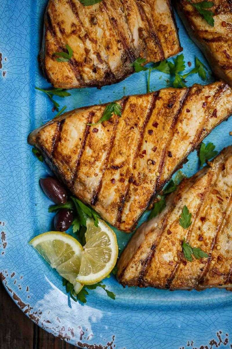 Grilled Swordfish Steaks