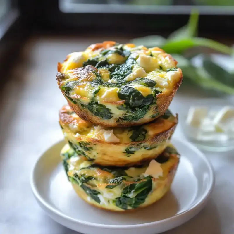 Freezer-Friendly Egg Muffins With Spinach and Feta