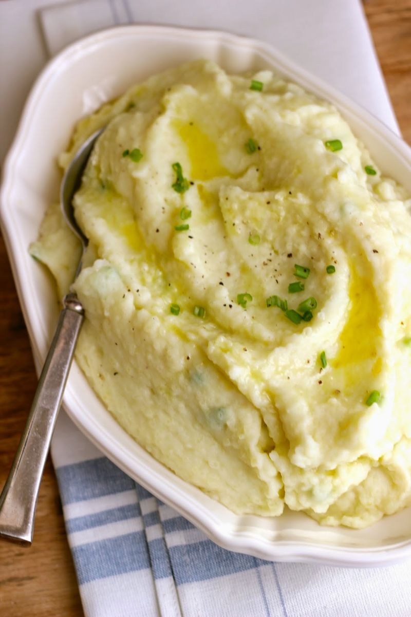 Grandpa's Garlic Mashed Potatoes