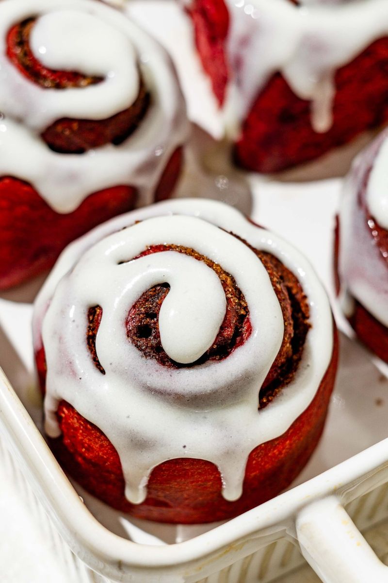 Red Velvet Cinnamon Rolls