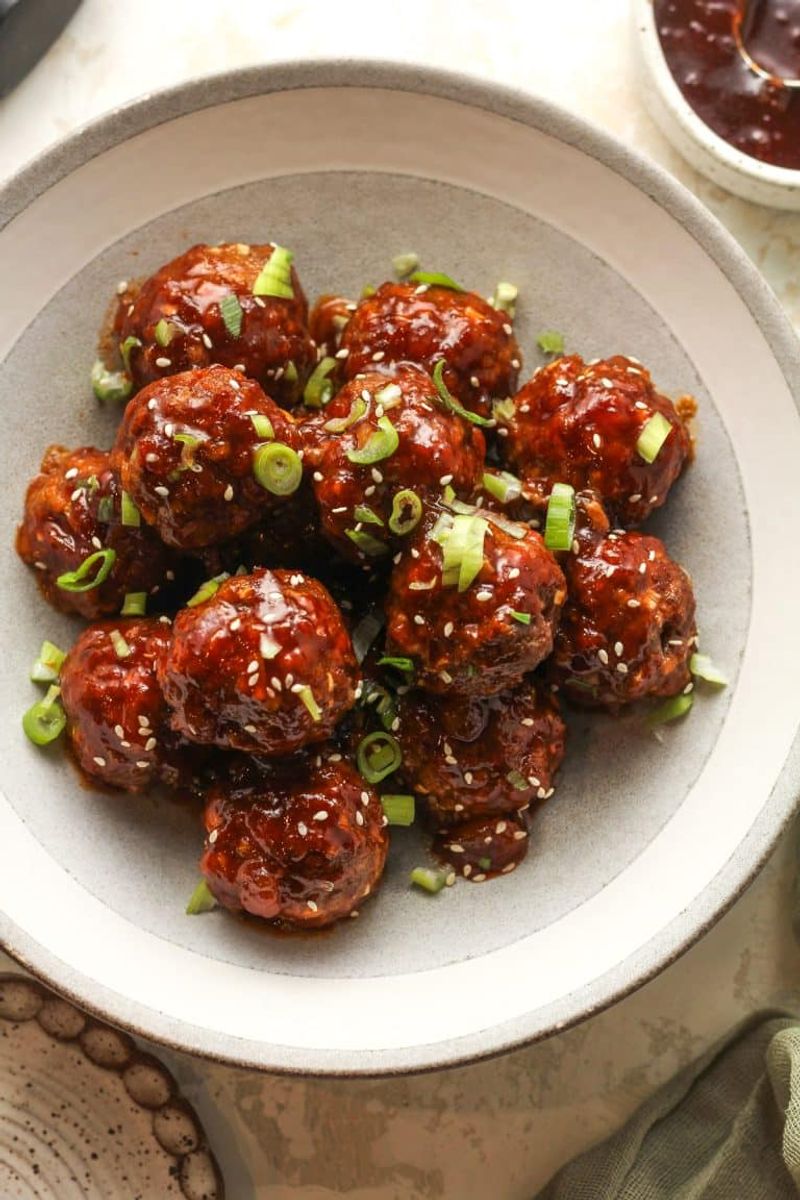 Kimchi Meatballs