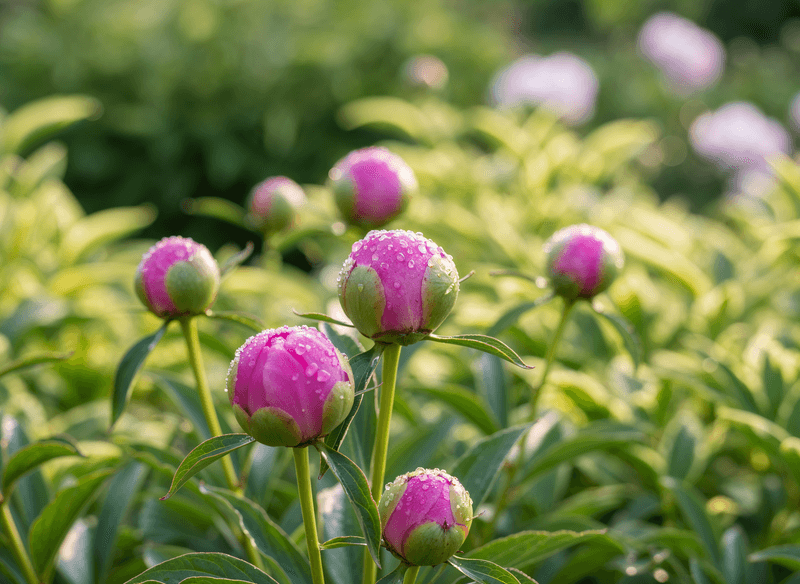 Check other causes when a peony does not bloom