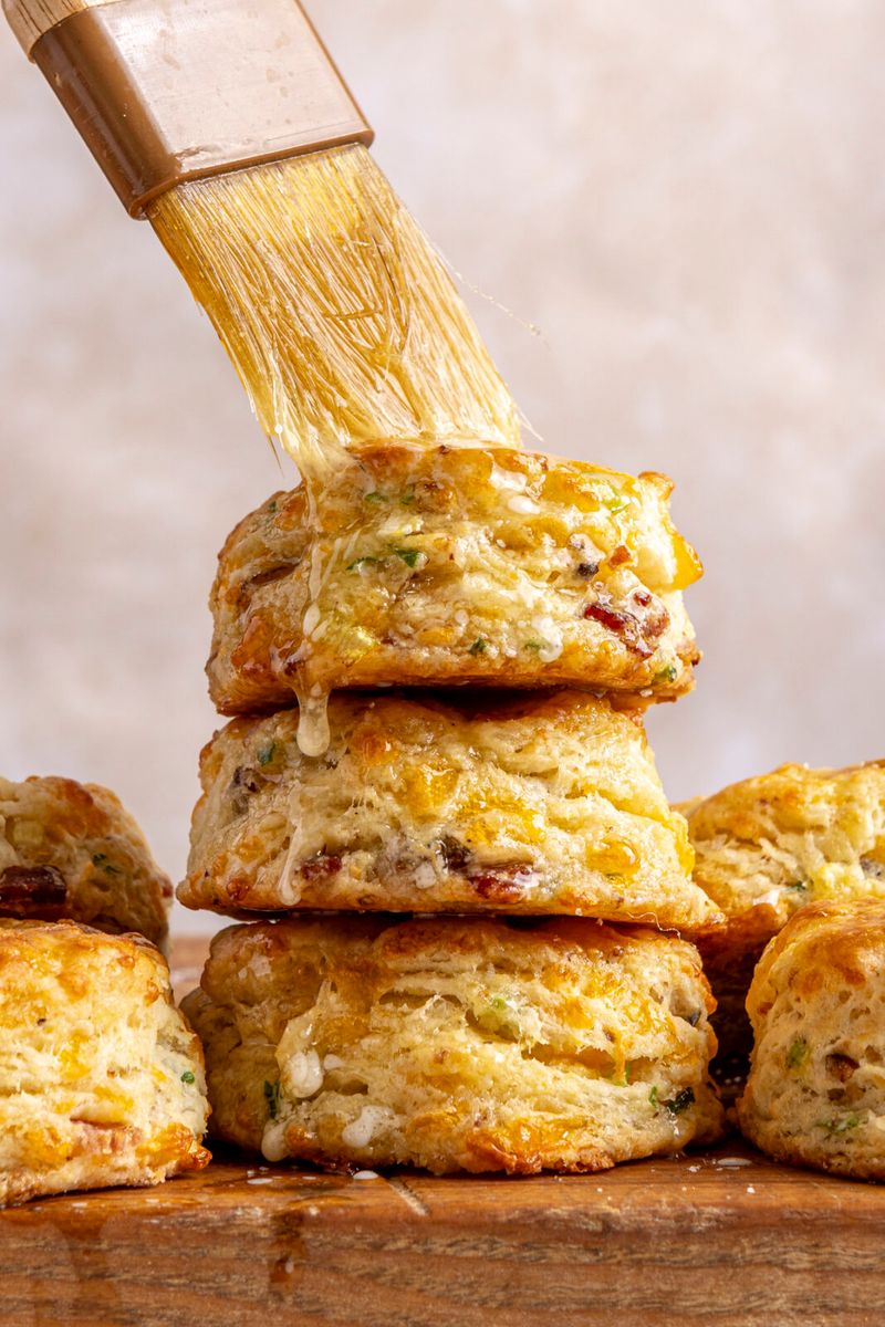 Bacon And Cheddar Biscuits