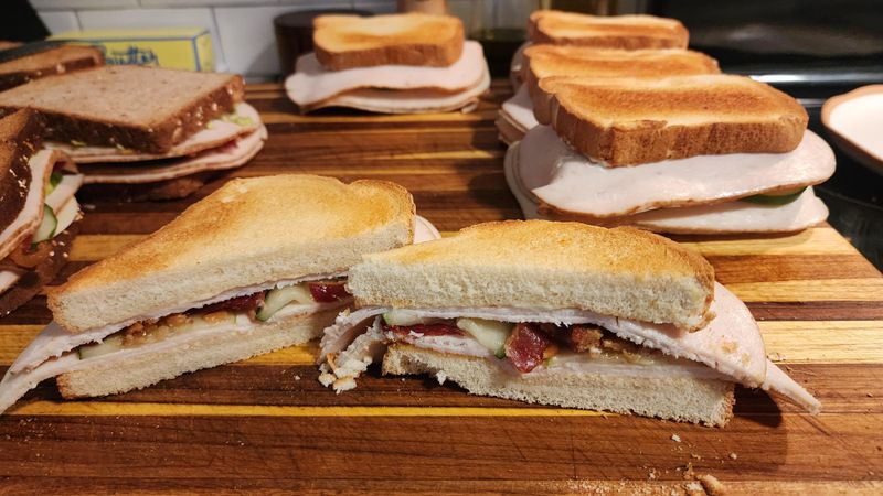 Dry Turkey Sandwich With Barely Any Filling