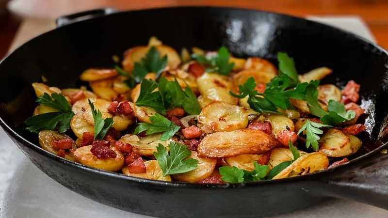 Bratkartoffeln (German Pan-Fried Potatoes)
