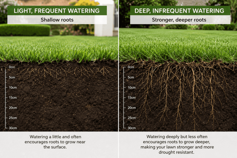 Avoid Frequent, Shallow Watering