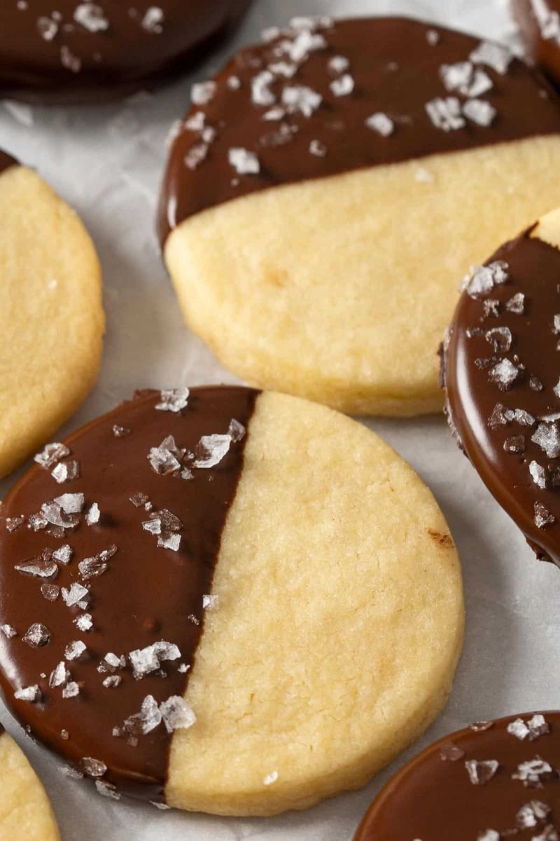 Chocolate-Dipped Shortbread