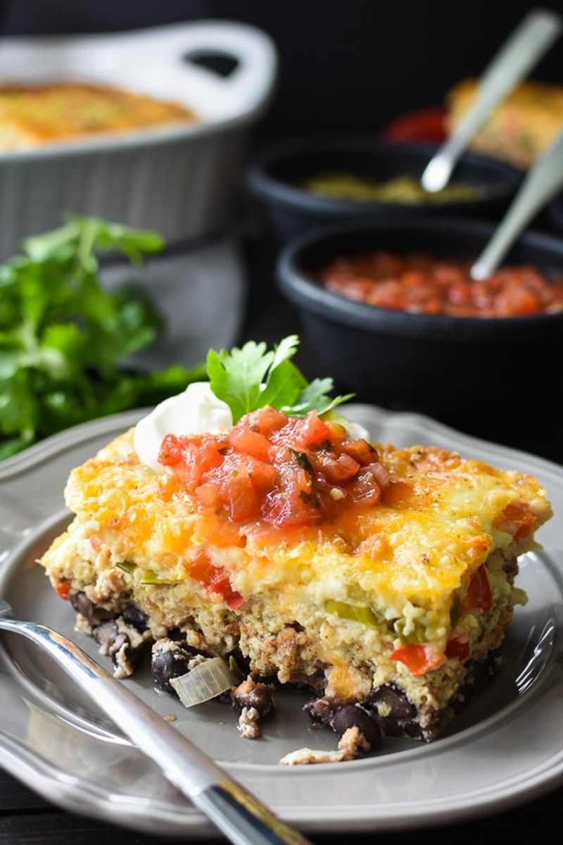 Southwest Breakfast Casserole