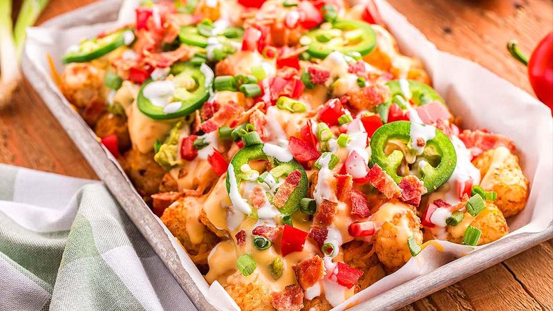 Loaded Tater Tot Nachos