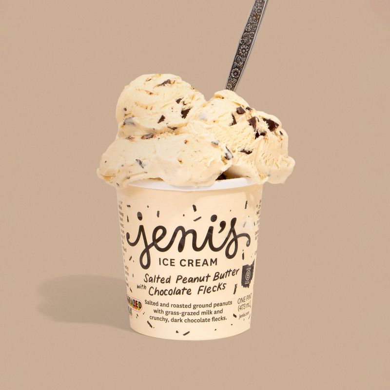 Salted Peanut Butter with Chocolate Flecks