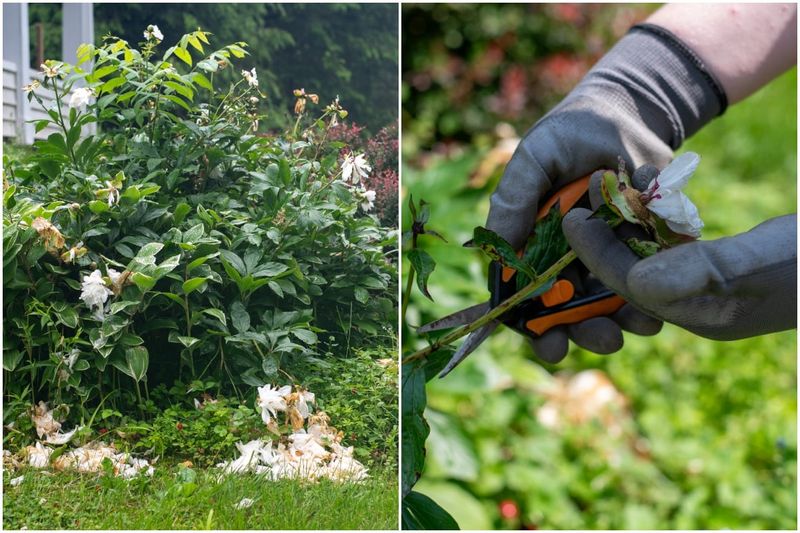 Leave the Healthy Green Foliage Alone