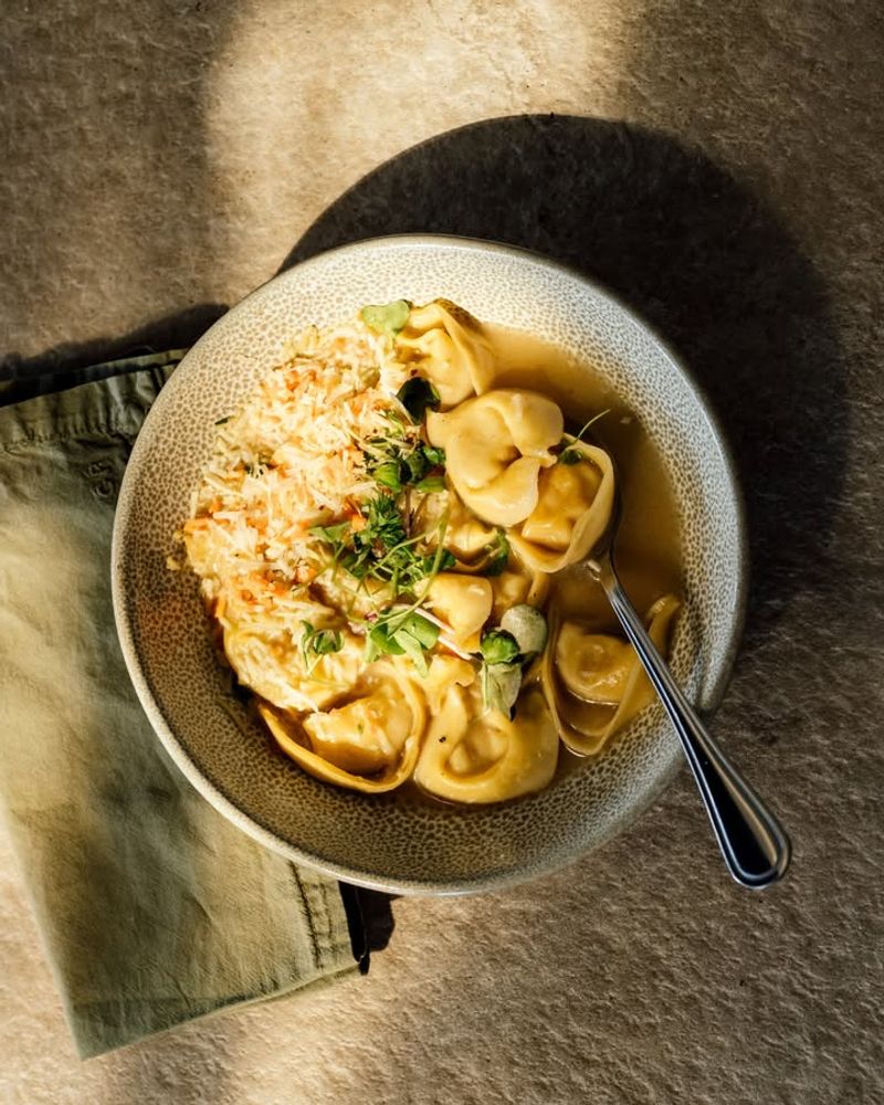 Handmade Tortellini Or Cappelletti In Brodo, High-Labor Editions