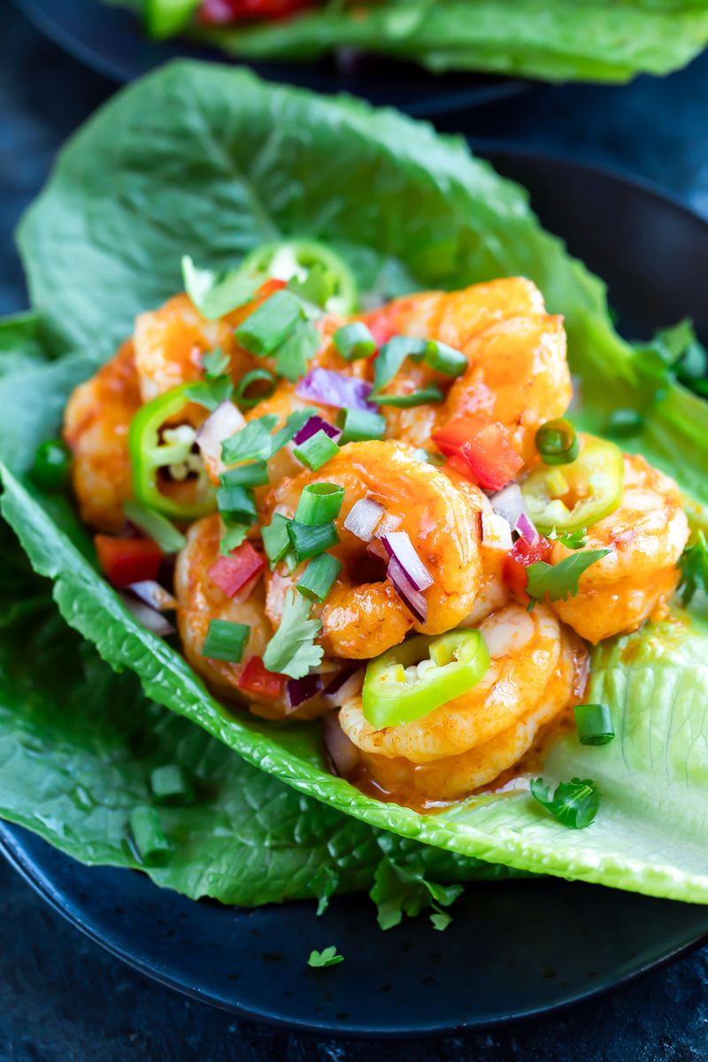 Shrimp Lettuce Wraps