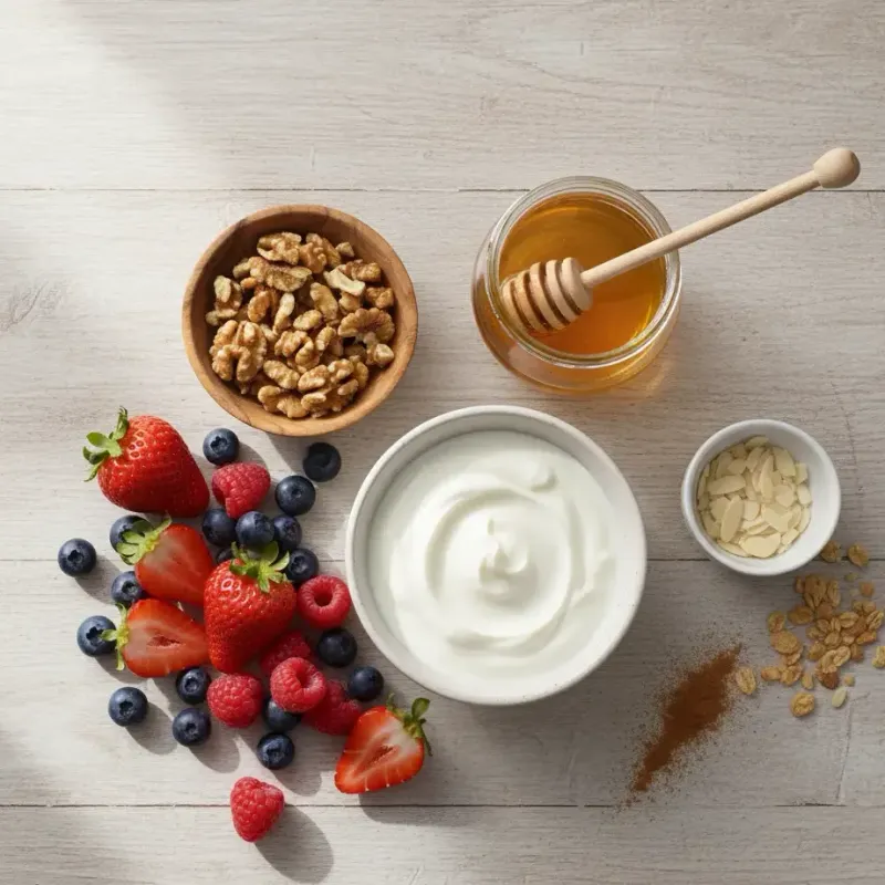 Greek yogurt with honey
