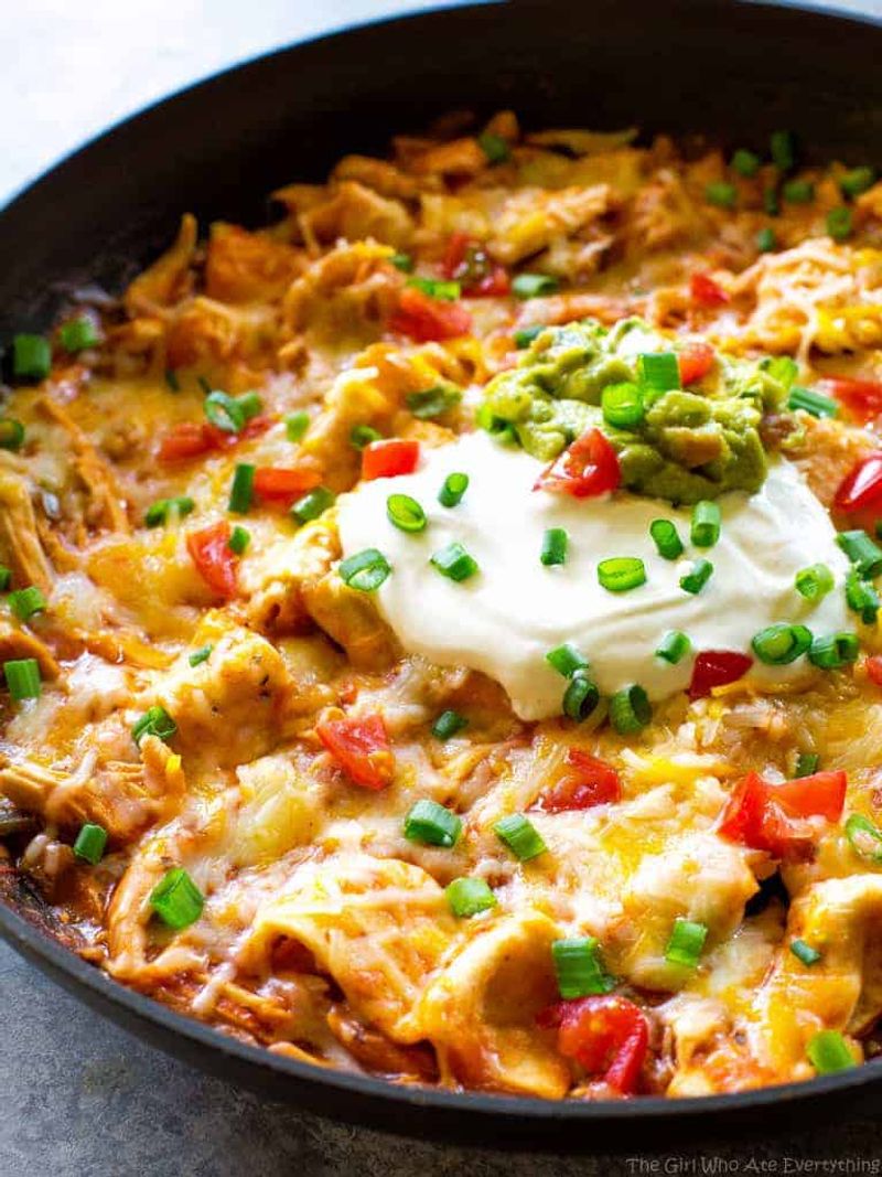Chicken Enchilada Skillet