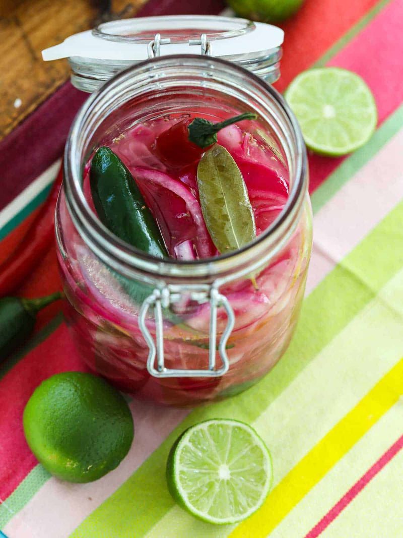 Mexican-Style Pickled White Onions