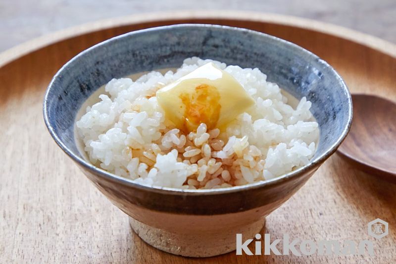 Rice With Butter And Soy Sauce