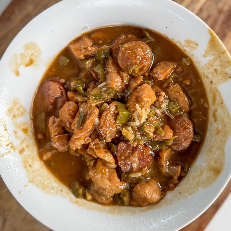Alligator Sausage Gumbo
