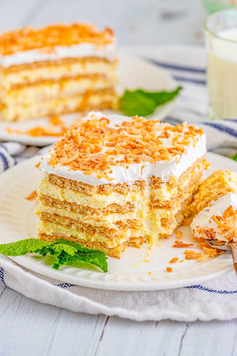 Coconut Cream Icebox Cake